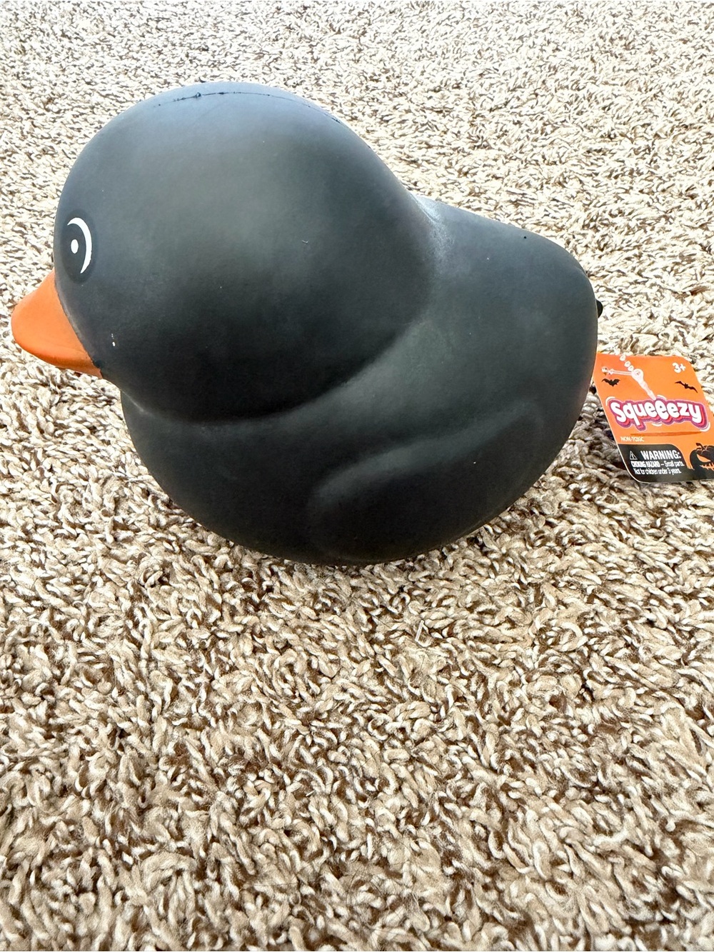 jumbo black squeeezy Duck squishy Toy